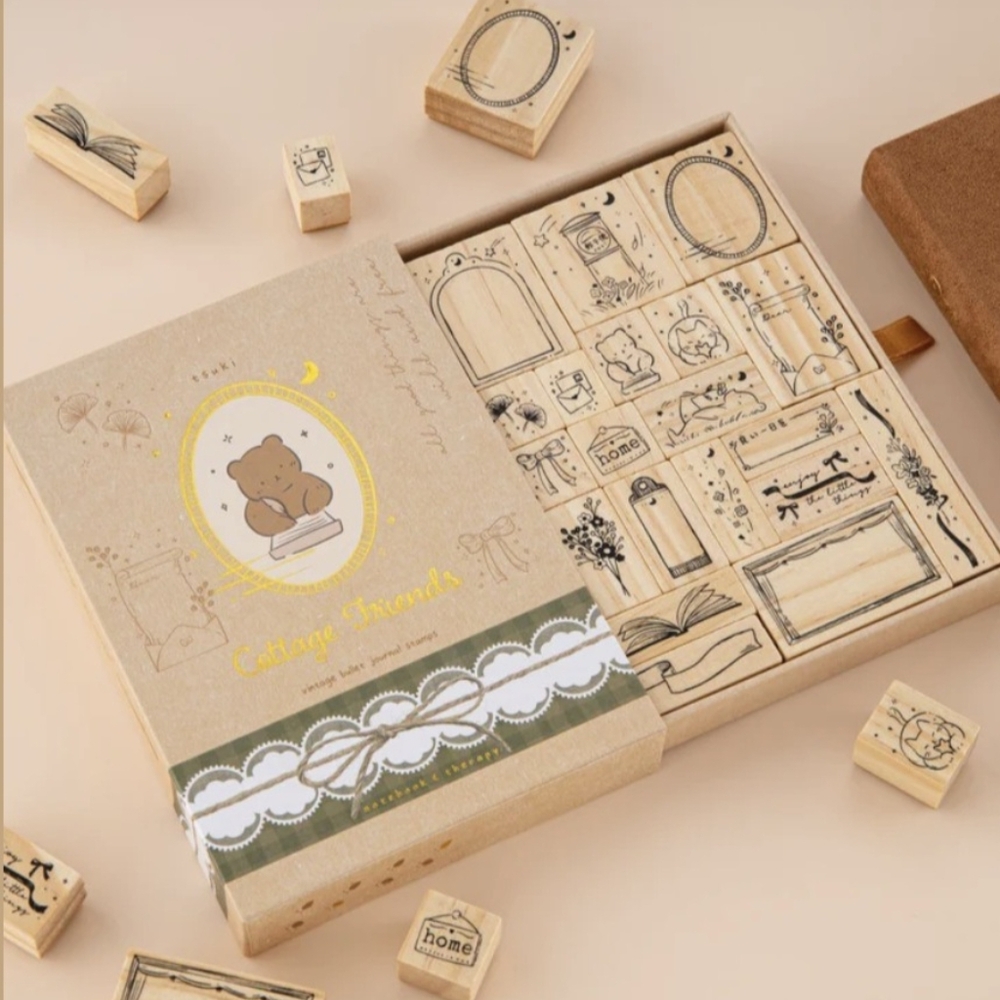 DO NOT PURCHASE ‐ ISO Notebook Therapy Cottage Friends Stamp Set